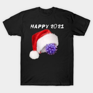 COVID SANTA Happy new Year 2021 T-Shirt